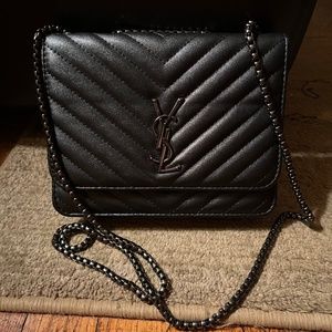 YSL cross body leather bag